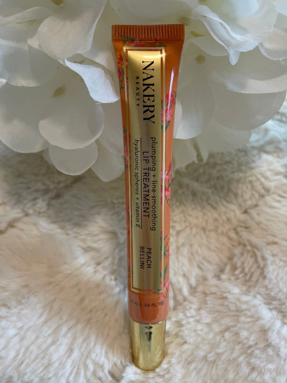 Nakery Beauty Peach Lip Treatment Gloss - Plumping & Smoothing